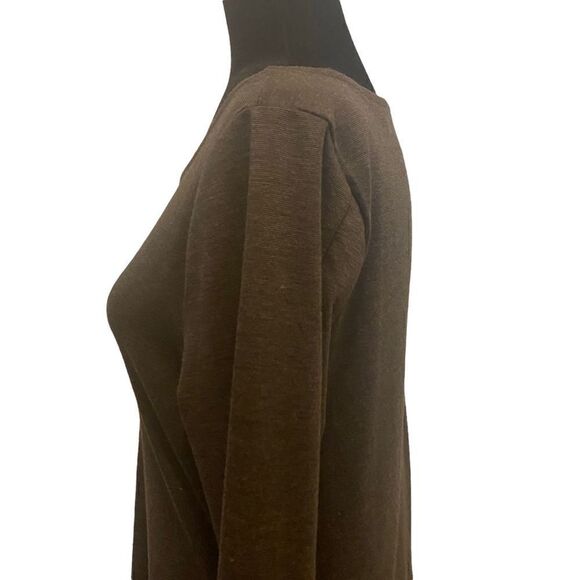 Old Navy Dark Gray Long Sleeve Knit Dress Size Large - Picture 5 of 11